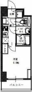 S-RESIDENCE南堀江【11階】の間取り