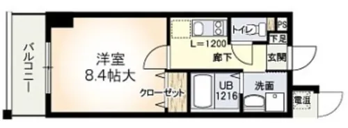兵庫県伊丹市中央2丁目【マンション】の間取り