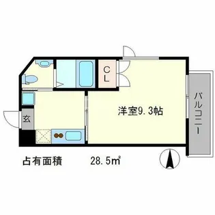 創染舎【3階】の間取り