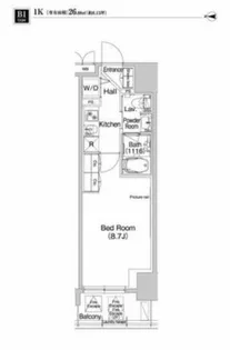 コンフォリア北浜【4階】の間取り