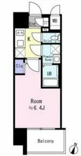 エスリード ザ・イーストレジデンス大阪城【2階】の間取り