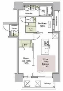 アーバネックス南新町【8階】の間取り