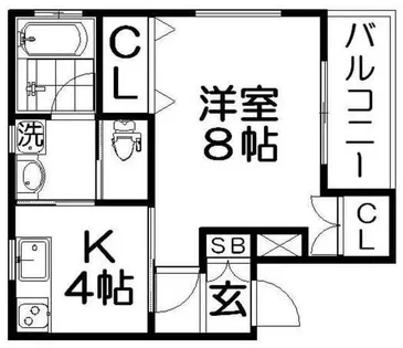 サンプレース寿【2階】の間取り