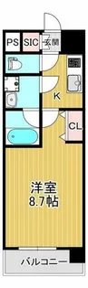 スプランディッド堺東Ⅲ【6階】の間取り