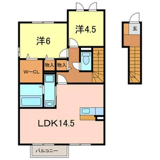 花水木の家Ⅰ【2階】の間取り
