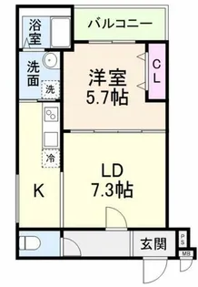 大阪府守口市藤田町3丁目【アパート】の間取り