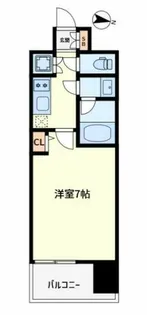 エグゼ難波南Ⅴ【5階】の間取り