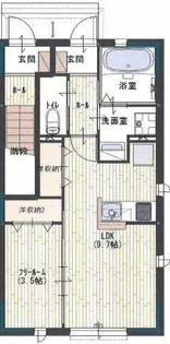ヴィヴァーチェ【1階】の間取り