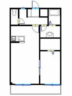 紫蘭【2階】の間取り