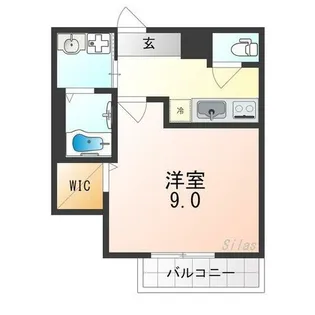 フジパレス堺諏訪森Ⅲ番館【2階】の間取り