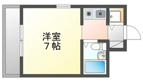 ジョイフル立花南【3階】の間取り