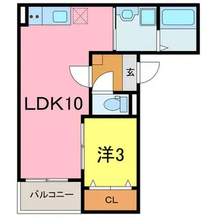 Jack toeiⅠ【2階】の間取り