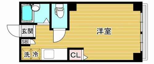 サン堺ビル【401号室】の間取り