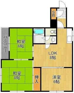 サンシャインMKM東小橋【3階】の間取り