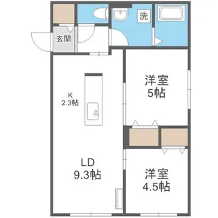 UNIQUS宮の森【1階】の間取り