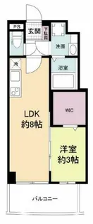 セレニテ谷九プリエ【14階】の間取り