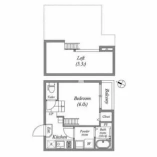 兵庫県神戸市兵庫区神田町【アパート】の間取り