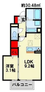 Avenue苅田【1階】の間取り