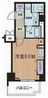 エスリード西本町【9階】の間取り