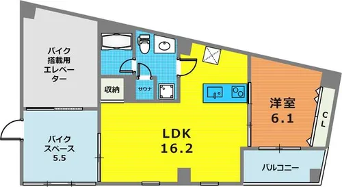 EG-12B【201号室】の間取り