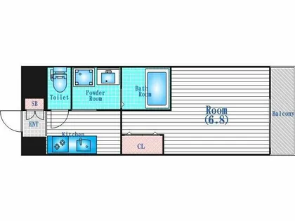 The Upper House【8階】の間取り