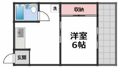 堂ヶ芝ハイツ【3階】の間取り