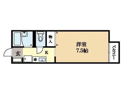 セジュール砂田【2階】の間取り