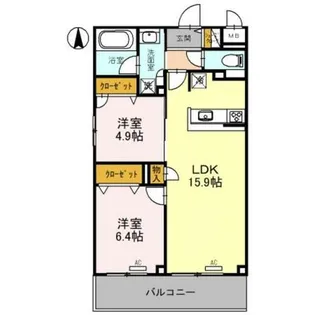 コンフォルタ【1階】の間取り