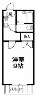コーポウエストⅡ【2階】の間取り