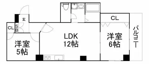 グランベル【2階】の間取り
