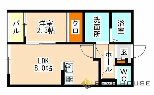 福岡県福岡市城南区七隈4丁目【アパート】の間取り