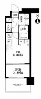 アーバネックス西長堀【11階】の間取り