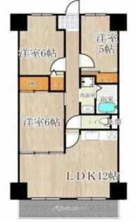 サンファースト京橋【2階】の間取り