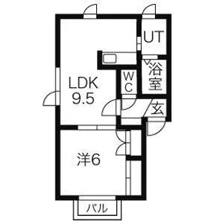 グランディール【2階】の間取り