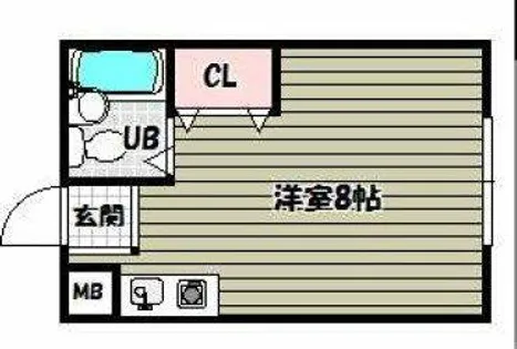 大阪府河内長野市汐の宮町【アパート】の間取り