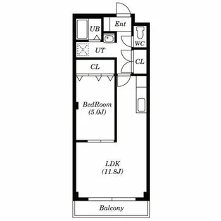 クローバー【1階】の間取り
