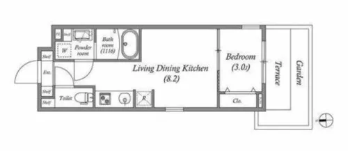 S-MOVE都島EAST【1階】の間取り