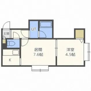 RS澄川【103号室】の間取り