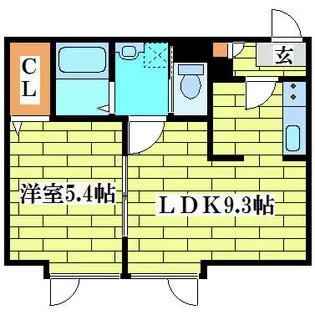 ワイズハウス【1階】の間取り