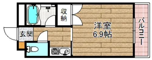 メゾンリヴェールⅡ【4階】の間取り