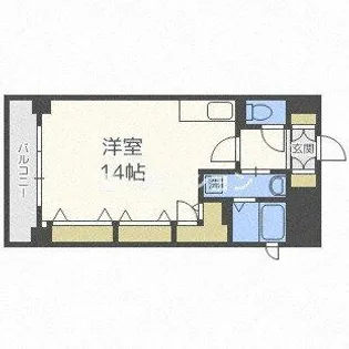 レユニール優【6階】の間取り