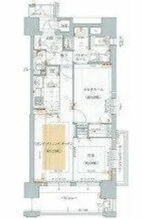 エステムコート京橋セレブIポーラスター【9階】の間取り