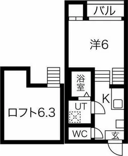 フォルトゥーナ中村【2階】の間取り