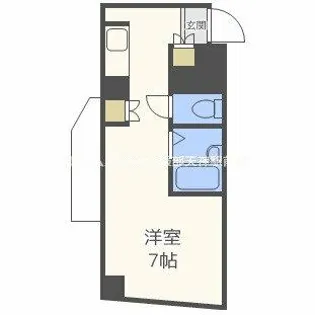 ドミール堺筋本町【10階】の間取り