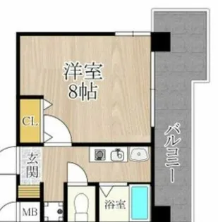 新梅田プライム【5階】の間取り