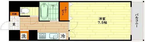 YKマンション【3階】の間取り