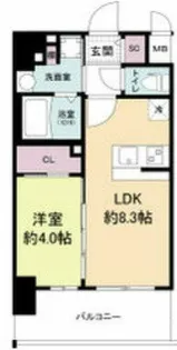 エスリードレジデンス梅田グランゲート【5階】の間取り