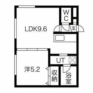 ANNEX【302号室】の間取り