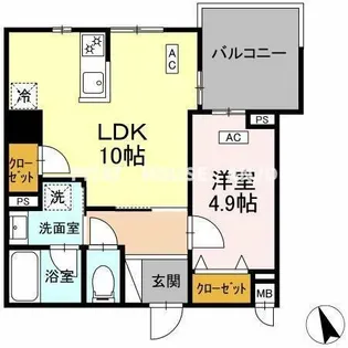 ヴィラ トルチュ東刈谷【3階】の間取り