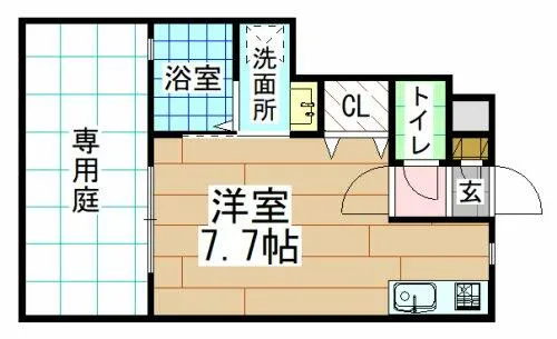 福岡県北九州市小倉南区横代北町1丁目【アパート】の間取り